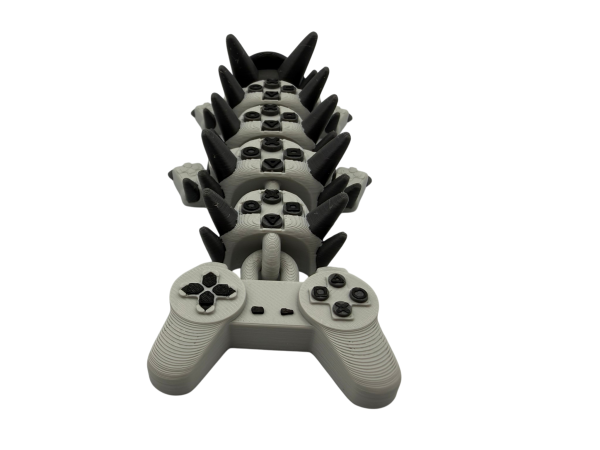 🐉🎮 Baby Gamer Boy Dragon – 3D Printed Articulated Dragon (15cm) 🎮🐉
