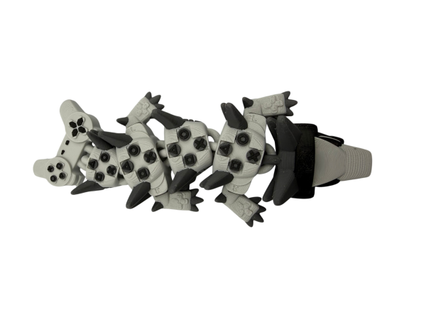 🐉🎮 Baby Gamer Boy Dragon – 3D Printed Articulated Dragon (15cm) 🎮🐉