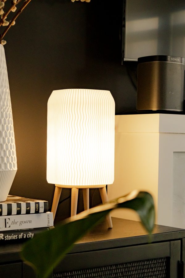 Modern Table Lamp - 3D Printed from Plant Based Plastic
