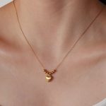 NEW 18k Gold Plated Heart Pendant Necklace | Tarnish-Free Stainless Steel |