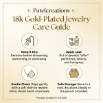 18k Gold Plated Black Pendant with Woven Necklace | Tarnish-Free Stainless Steel |