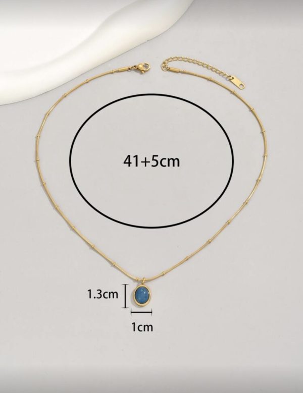 18k Gold Plated Pendant with Necklace | Tarnish-Free Stainless Steel |