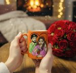 Handpainted Couple Mug