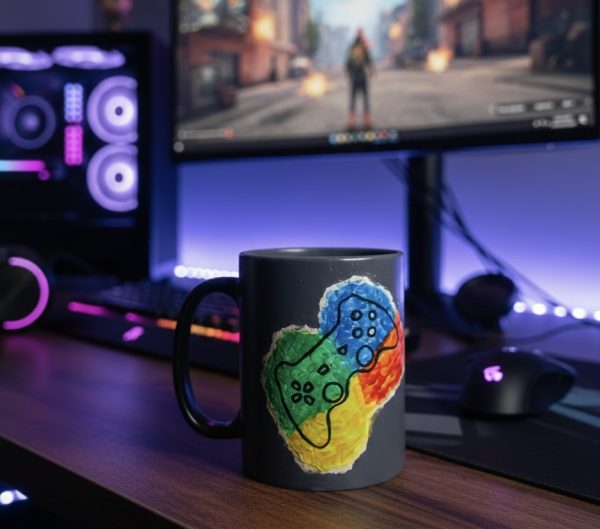 Handpainted Gamer Mug