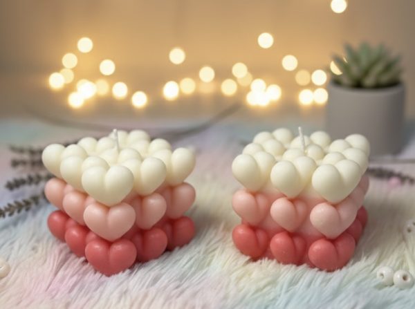 Heartcube Candle