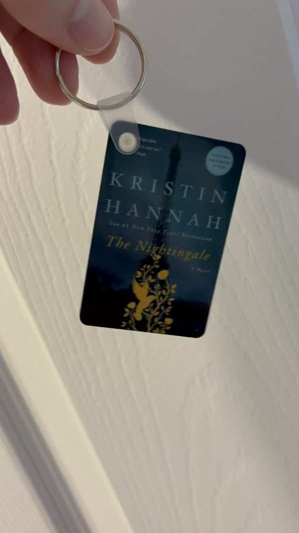 Bookish bag tag/keychain
