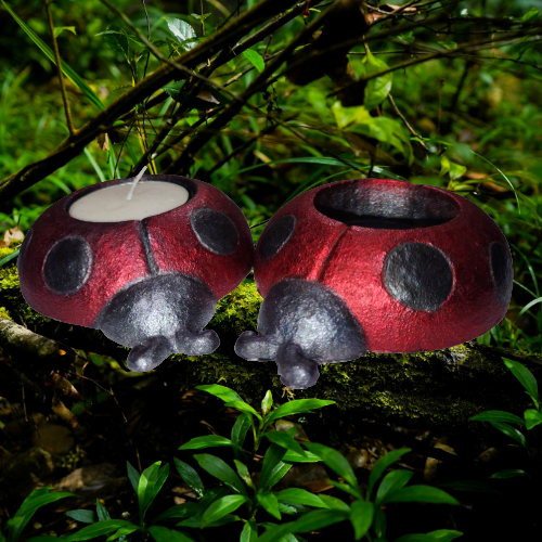 LadyBug Tea Light Holder