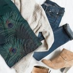 Peacock Feather ECO SCARF