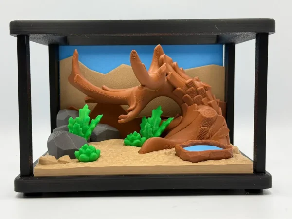 Flexi Bearded Dragon Terrarium Playset: Sensory Fidget Toy