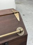 X-Large Wooden Dog Food Storage Bin: 40lb Capacity