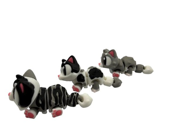 3D Printed Cat Playset Scene | Miniature Furniture & Accessories