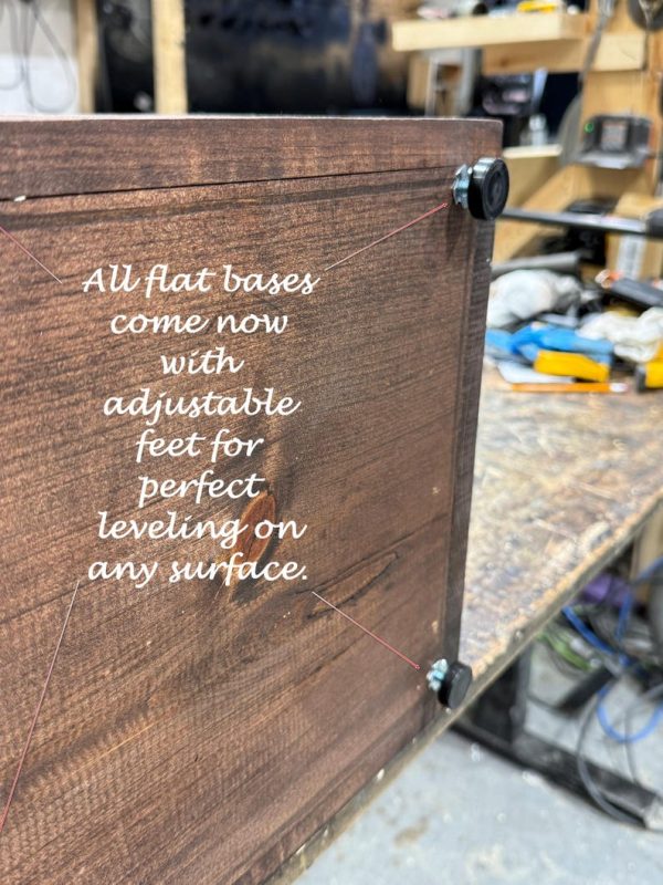 X-Large Wooden Dog Food Storage Bin: 40lb Capacity
