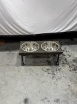 Industrial Inspired Raised Dog Bowl Feeder