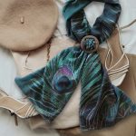 Peacock Feather ECO SCARF