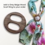 Hummingbirds & Hollyhocks ECO SCARF