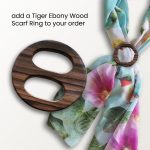 Hummingbirds & Hollyhocks ECO SCARF