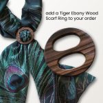 Peacock Feather ECO SCARF