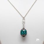 Twisted Teal Necklace