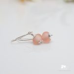 Pink Drop Earrings