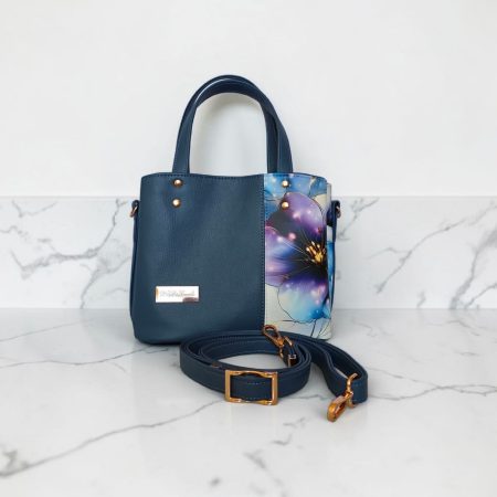 Front with strap on table