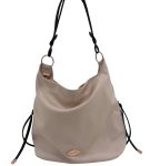 Blush and Black Elegant Slouchy Shoulder Bag