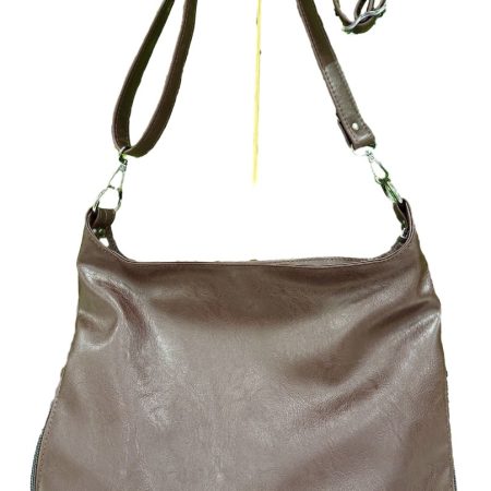 Elegant Dark Brown Slouchy Bag