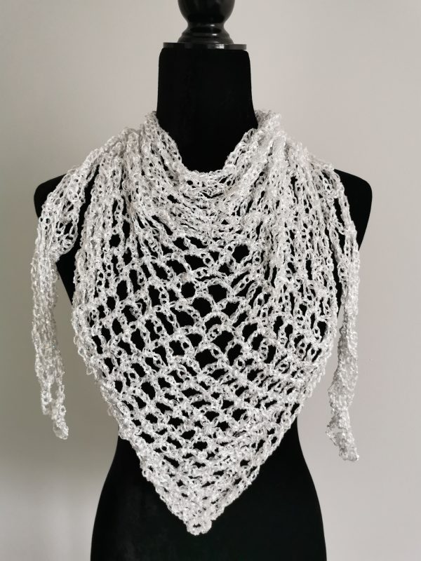 Sequin Triangle Scarf