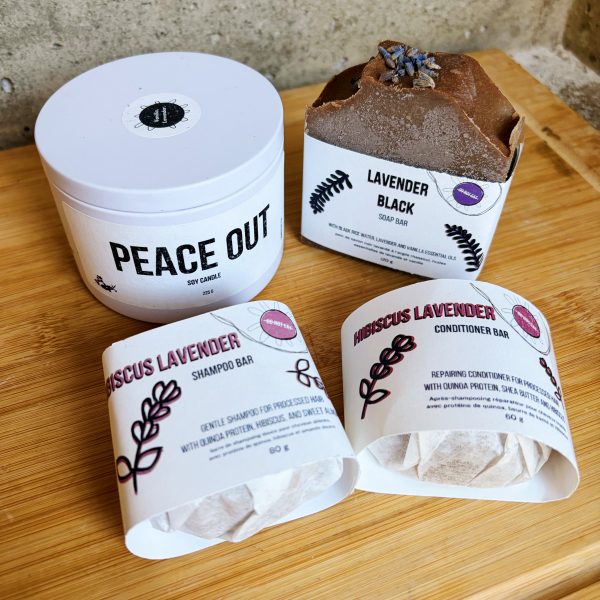 Mother's Day Bundle: Shampoo+Conditioner set, Soap, and Soy Candle