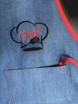 Chambray BBQ Apron - Junior Size -Personalizable