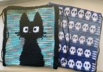 Drawstring Bag | Crochet Backback with Durable Lining