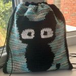 Drawstring Bag | Crochet Backback with Durable Lining