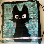Drawstring Bag | Crochet Backback with Durable Lining