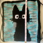 Drawstring Bag | Crochet Backback with Durable Lining