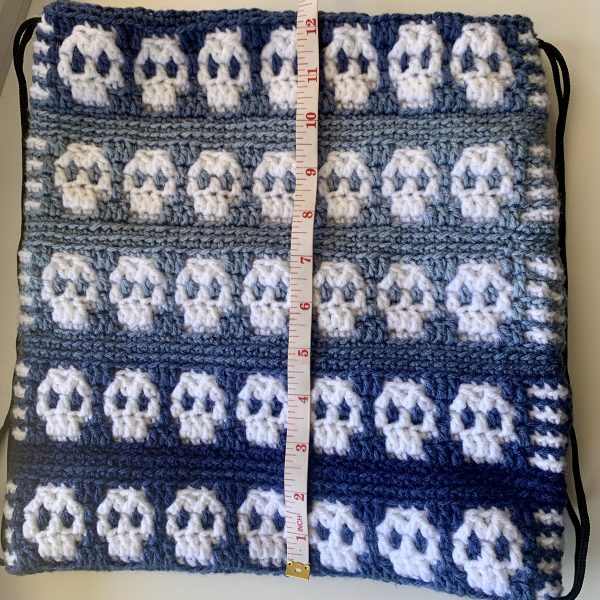 Drawstring Bag | Crochet Backback with Durable Lining