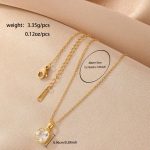 18k Gold Plated Cushion-Cut Cubic Zirconia Solitaire Pendant Necklace | Diamond-Look