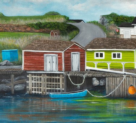 Newfoundland painting by mauren mackenzier