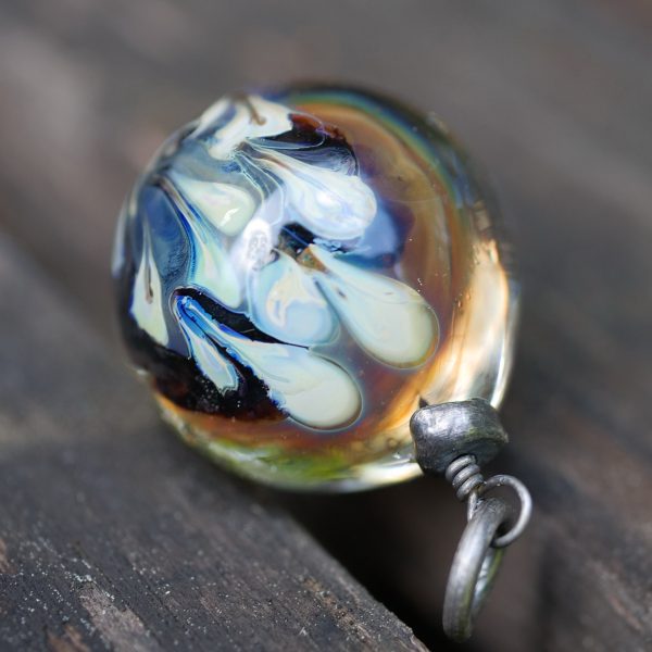 Sylphic Sunstone - Crystal Necklace, Glass Pendant, Magical Fantasy Jewellery