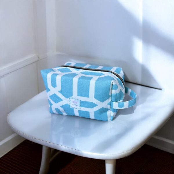 Handmade Cosmetic Pouch | Zipper Makeup Bag | Travel Toiletry Organizer| Cute Organizer for Skincare & Essentials | Gift for her