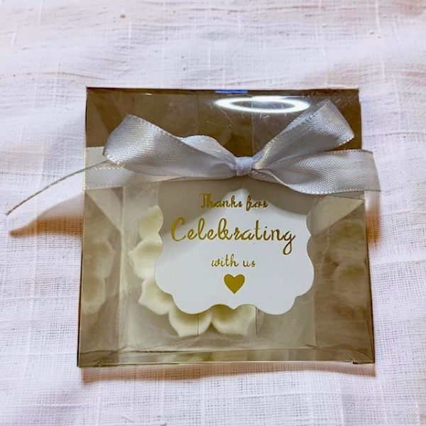 Wedding Thank you Gift for guests - Lotus Flower Candle