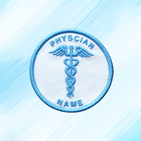 Personalized Doctor Patch, Embroidered Patches
