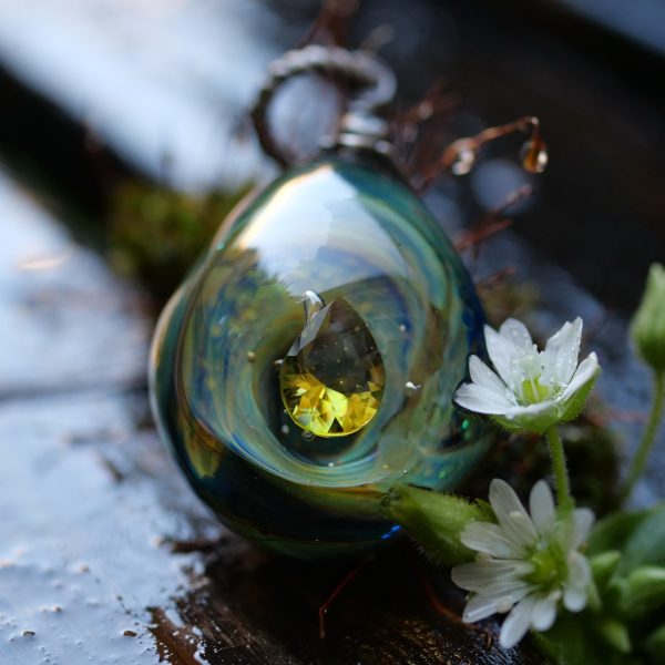 Fairy Fantasy - Crystal Necklace, Glass Pendant, Magical Fantasy Jewellery