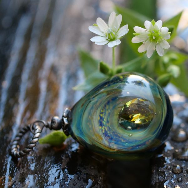 Fairy Fantasy - Crystal Necklace, Glass Pendant, Magical Fantasy Jewellery