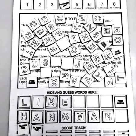 Guess My Word - Hangman-Like Game for Two Players