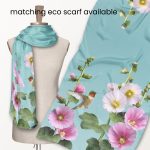 Hummingbirds & Hollyhocks Crossbody Bag