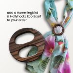 Tiger Ebony Wood Scarf Ring