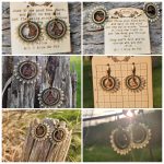 ​Ethereal Butterfly Woodland Hoop Earrings