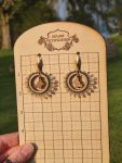​Ethereal Butterfly Woodland Hoop Earrings