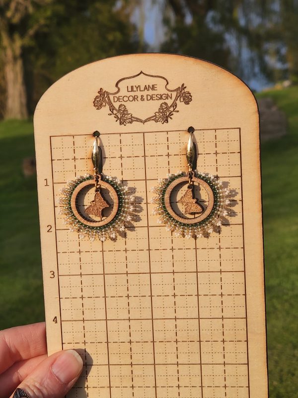 ​Ethereal Butterfly Woodland Hoop Earrings