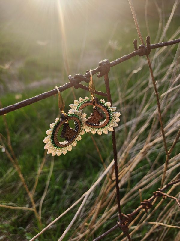 ​Ethereal Butterfly Woodland Hoop Earrings