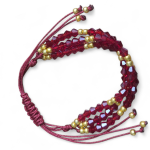 Handmade 3 Strands Beaded Bracelet